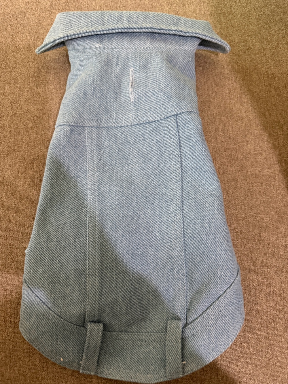 SimplyDog Light Blue Pet Jacket with Branded Tag